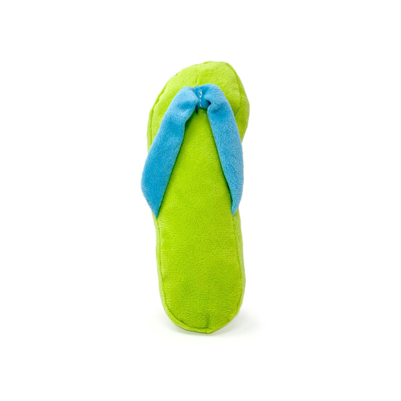 Sandal-shaped toy for dogs