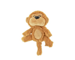 Plush baby monkey toy for dogs