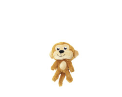 Daddy monkey plush toy for dog