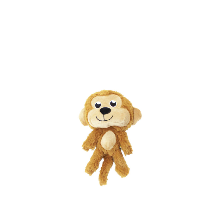 Daddy monkey plush toy for dog