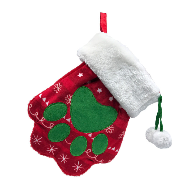 Christmas stocking paw