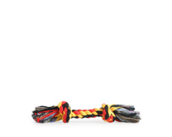 Knotted colored rope