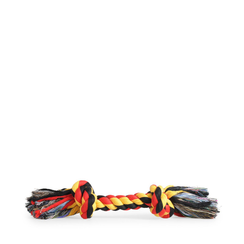 Knotted colored rope