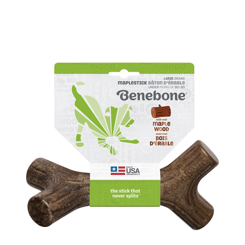 Benebone Jouet à mâcher Bâton d'érable, grand