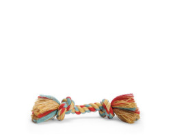 Knotted colored rope