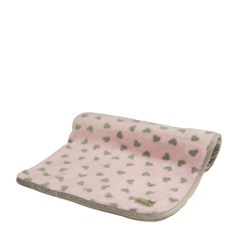 Plush blanket for animals, pink