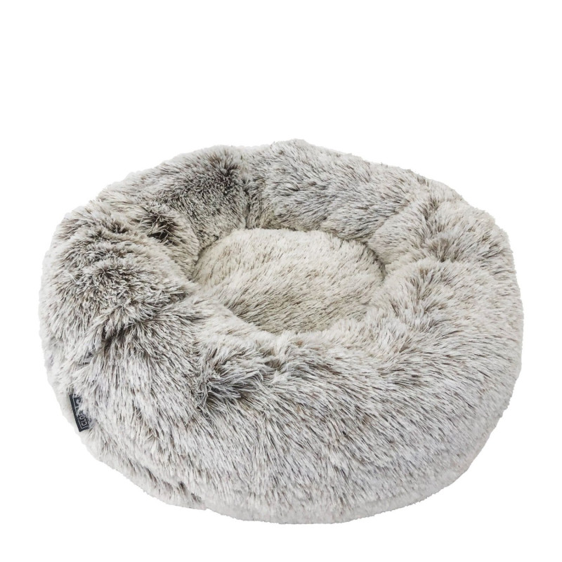 CLÖE e CLUZO Lit de luxe rond en peluche, L