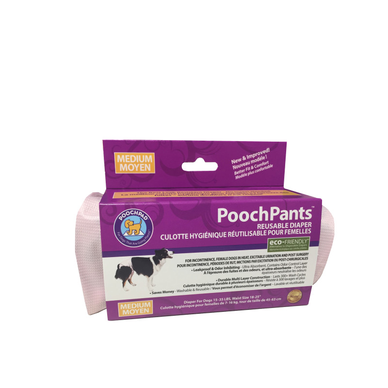 PoochPad Couche PoochPants™ pour chiens, M