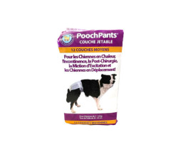 Disposable absorbent diapers “PoochPant…