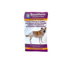 Disposable absorbent diapers “PoochPant…