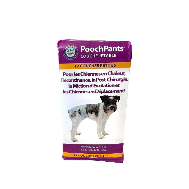 Disposable absorbent diapers “PoochPant…