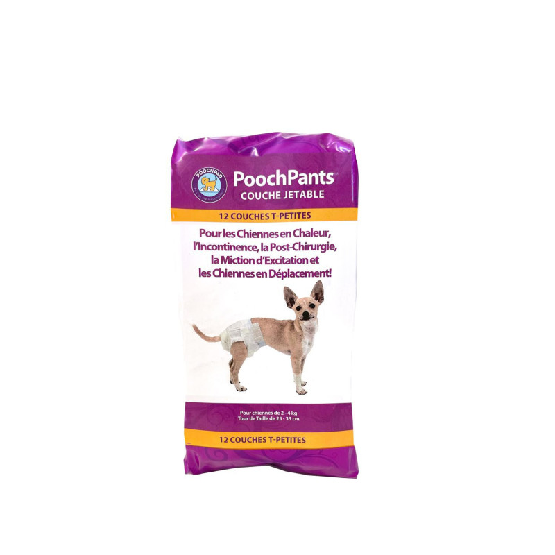 Disposable absorbent diapers “PoochPant…