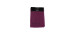 Embroidered microfiber towel, purple