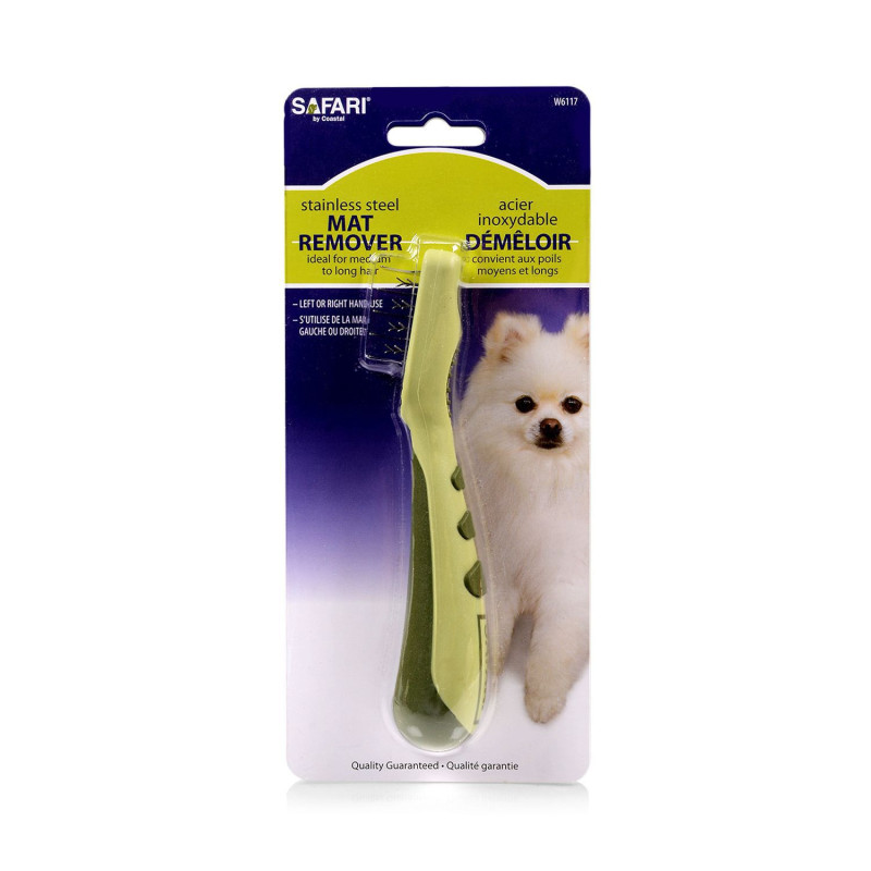 Stainless steel detangler for dogs…