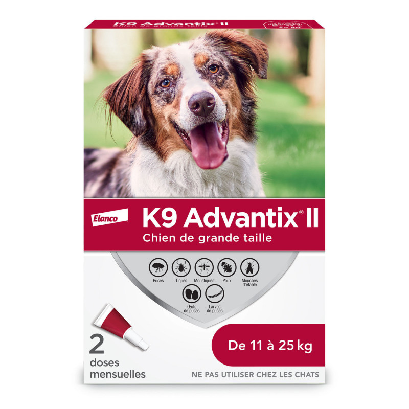 K9 Advantix II Protection topique puces et tiques pour …