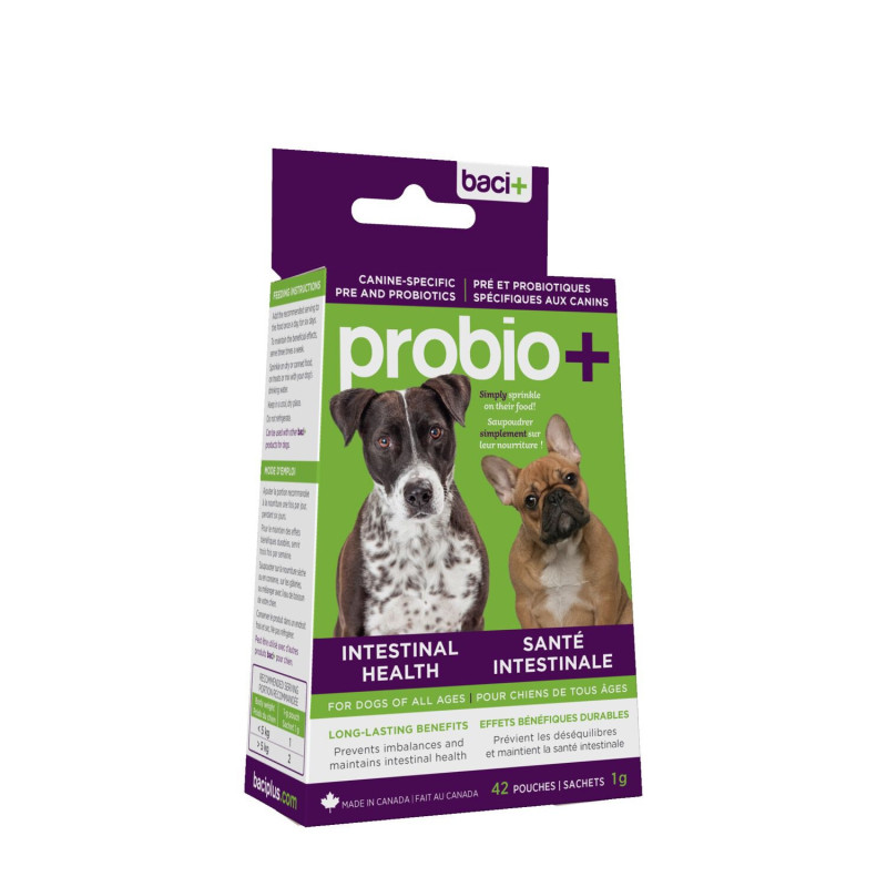 Baci+ Pré et probiotiques pour chiens, sac bon…