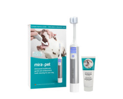 Toothbrush and toothpaste for dogs…