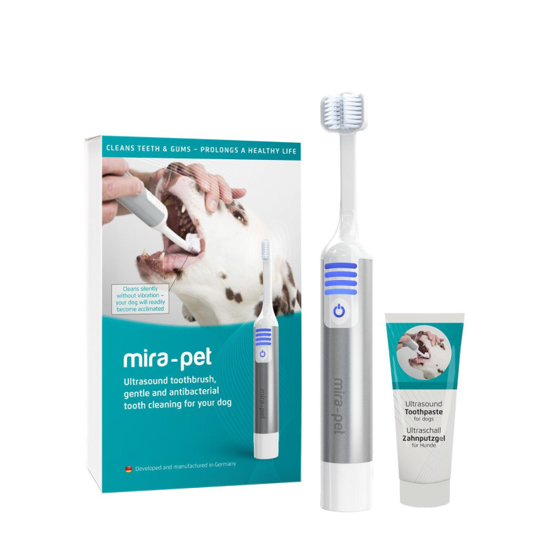 Toothbrush and toothpaste for dogs…