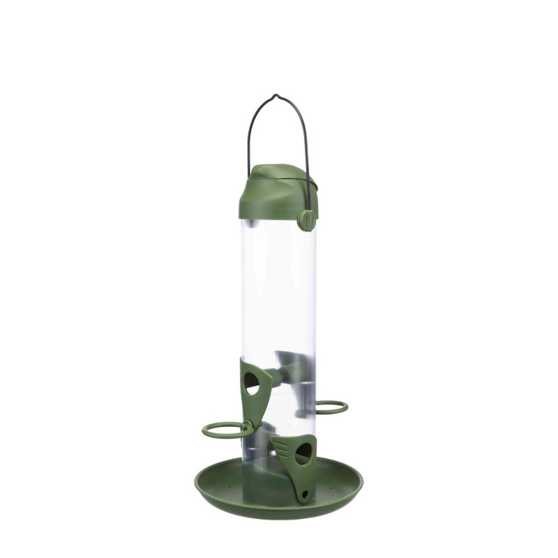 Column-shaped outdoor feeder