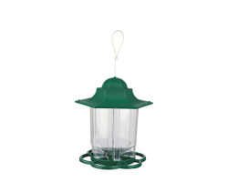 Green lantern-shaped bird...