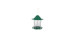 Green lantern-shaped bird feeder