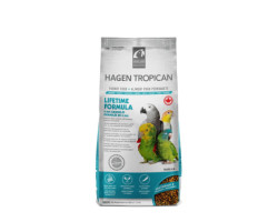 Hagen Tropican Aliment Lifetime pour perroquets, granul…