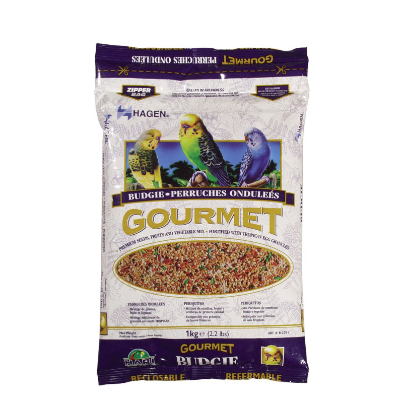 Gourmet mix for budgerigars