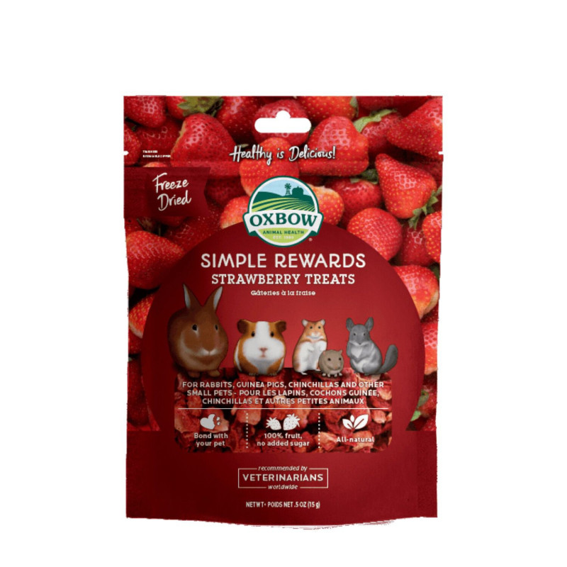 Freeze-dried strawberry treats to...