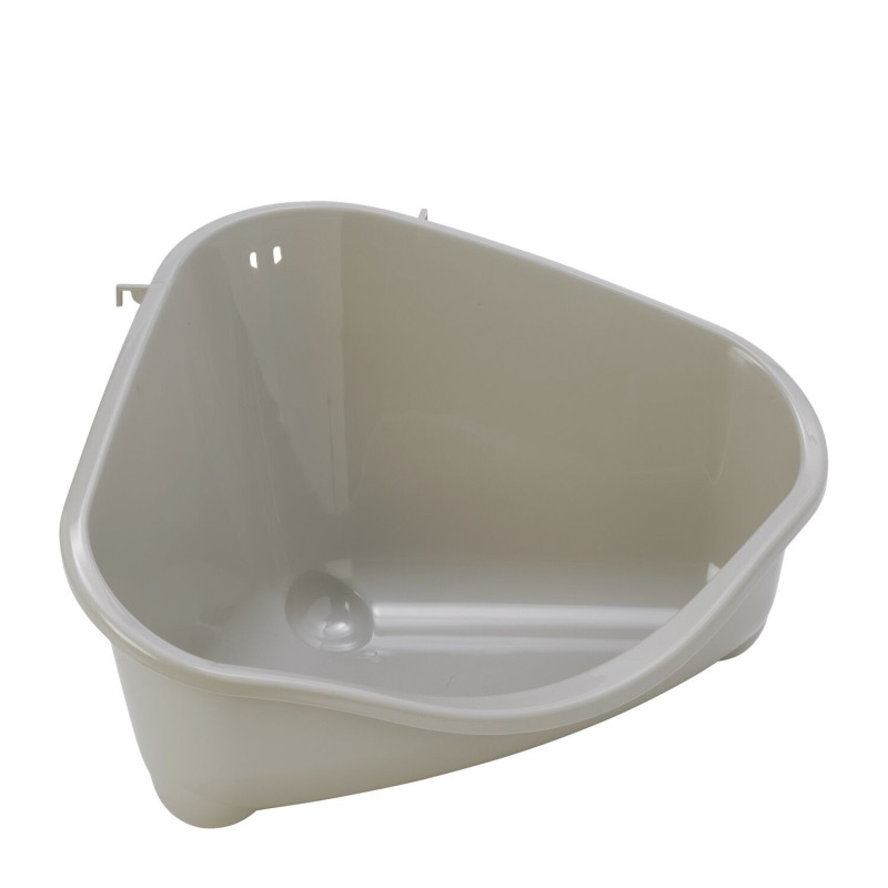 Corner litter box for small animals