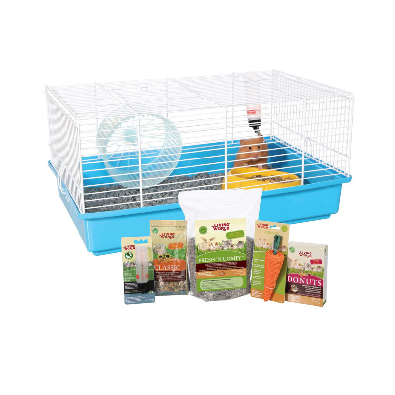 Living World Cage équipée pour hamster