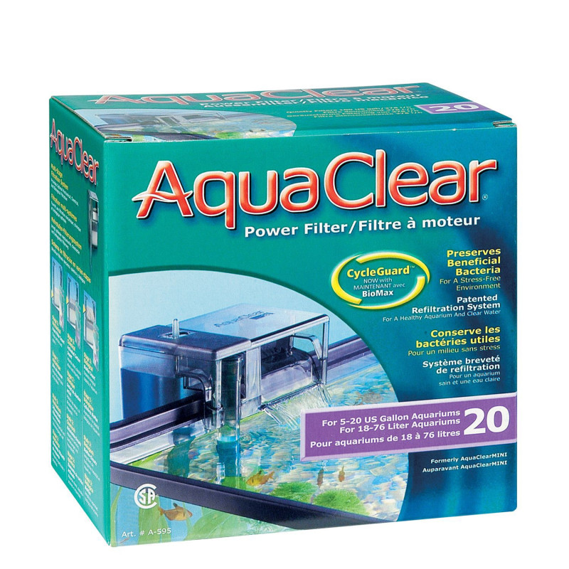 AquaClear 20 Motor Filter, 76L