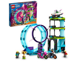 LEGO City Le défi de cascades suprême 60361 Ensemble de jeu de construction (385 pièces)