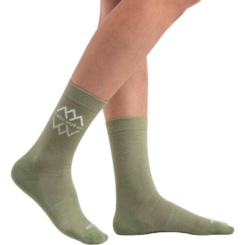 Icebreaker Logo Reflections Fine Merino Wool Socks - Women's