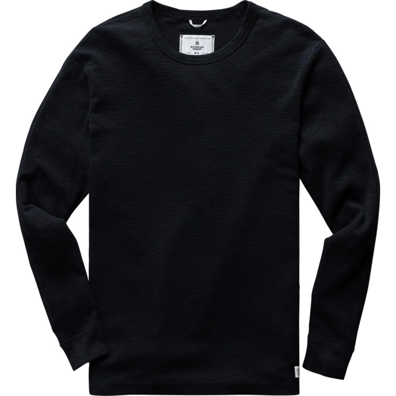 1x1 Slub Long Sleeve Knitted T-Shirt - Men's