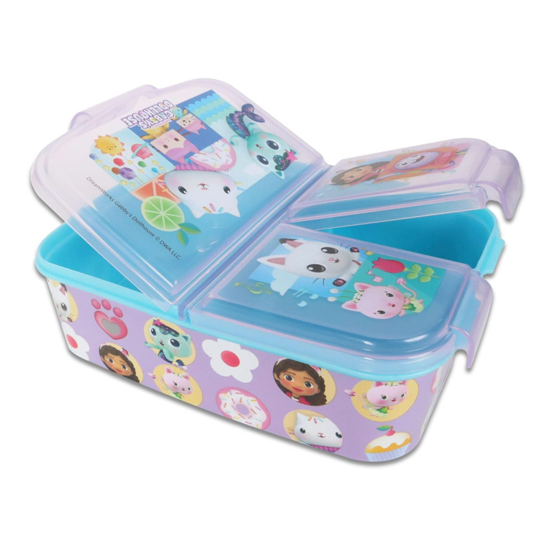 Gabby’s Dollhouse Multi-Compartment Lunch Box