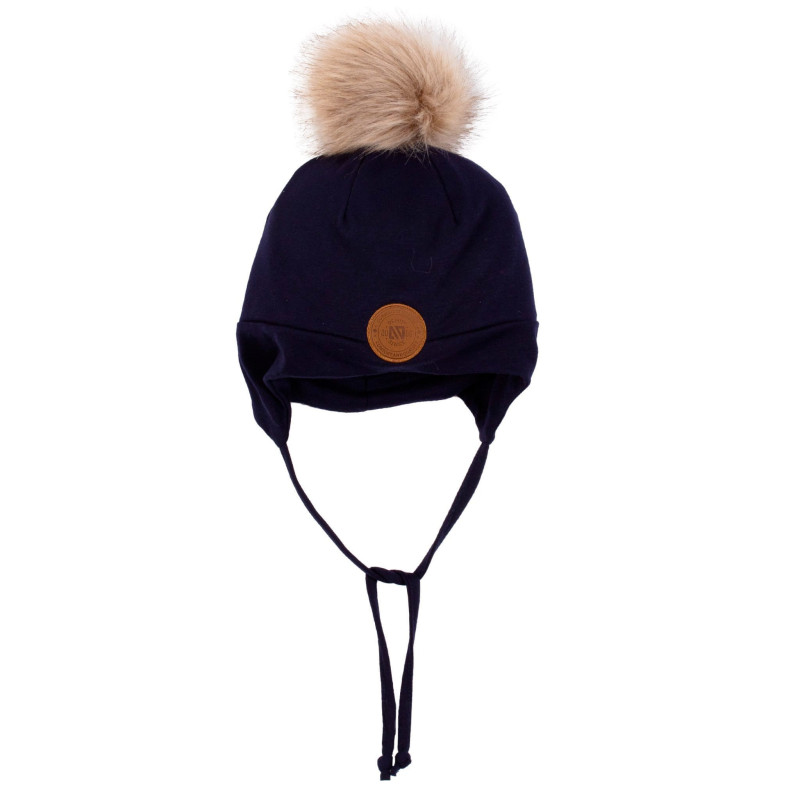 Nanö Tuque Doublée Marine 12-24mois