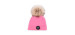 Nanö Tuque Doublée Pompon Rose 7-14ans