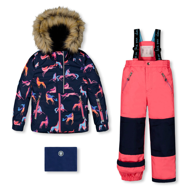 Two-Piece Unicorn Print Snowsuit, 7-12 years