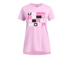 Under Armour T-Shirt Logo Tech Block 8-16ans