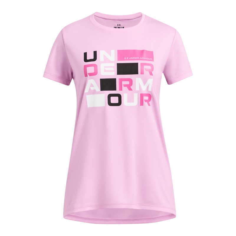 Under Armour T-Shirt Logo Tech Block 8-16ans