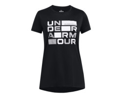 Under Armour T-Shirt Logo Tech Block 8-16ans