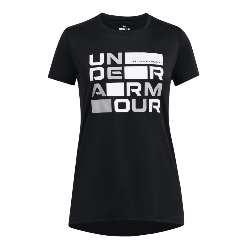 Under Armour T-Shirt Logo Tech Block 8-16ans