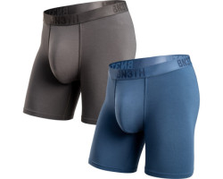 Pack of 2 Classic Solid Long Boxers - Men