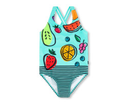 Deux par Deux Maillot UV Une Pièce Fruits 2-6ans