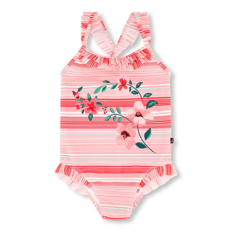 Striped UV swimsuit 2-6 years