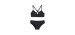 Color Kids Bikini UV Noir 5-12ans