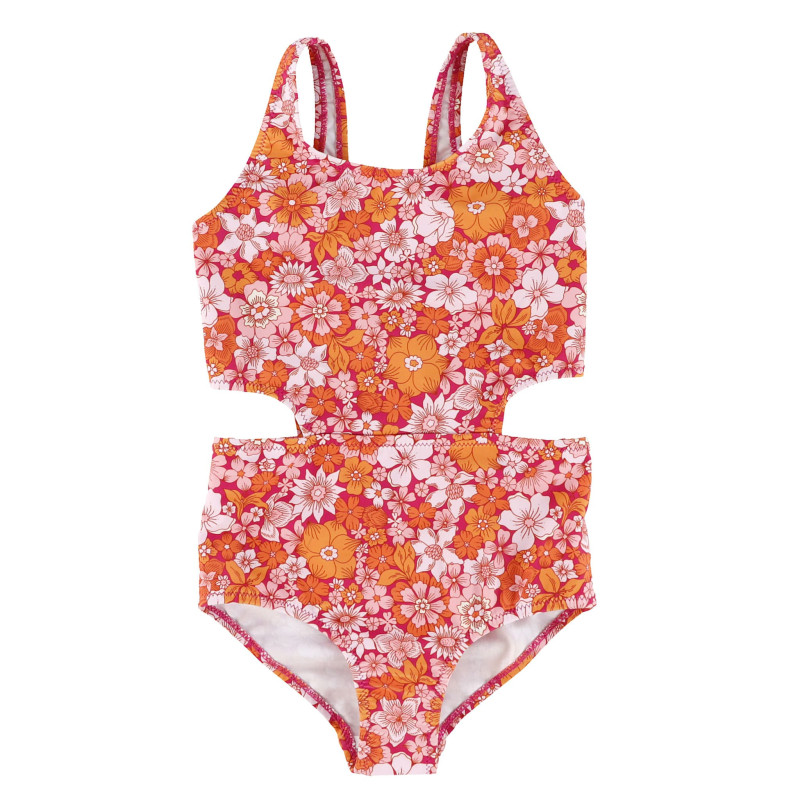 Look Maillot UV AOP Fleurs Retro 2-14ans