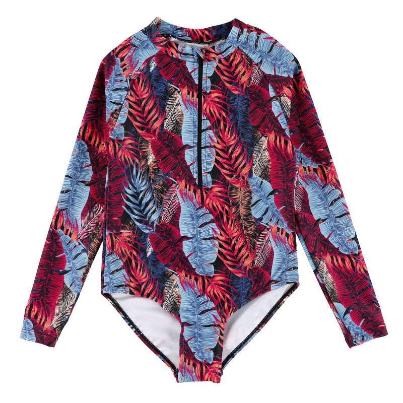 Look Maillot UV Manches Longues Zip Tropical 2-14ans