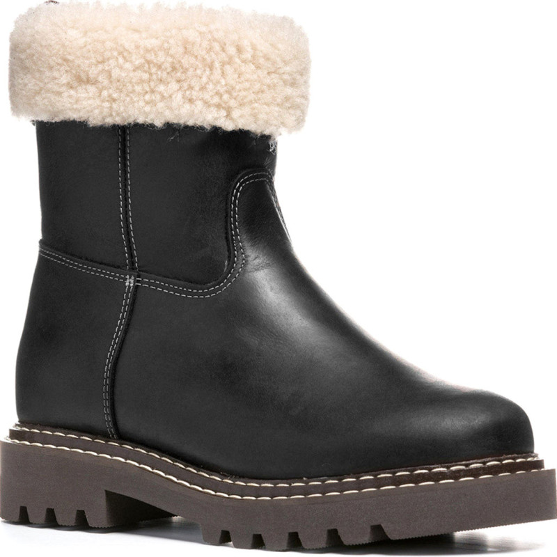 Anfibio Bottes d'hiver imperméables en cuir Suren - Femme