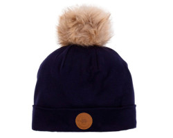 Navy Lined Tuque 7-14 years